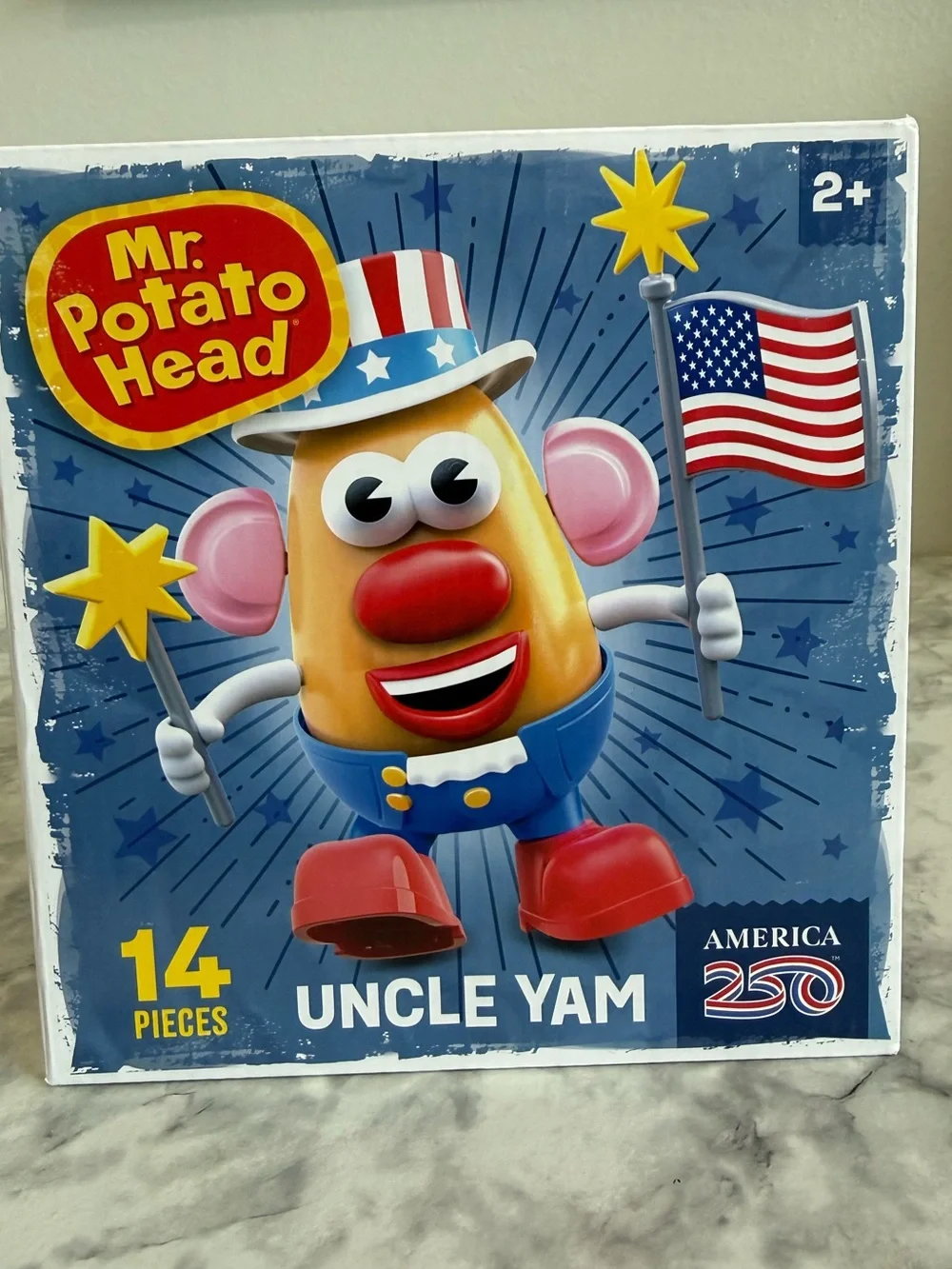Mr. Potato Head 14pc Uncle Yam, 250th USA Birthday Uncle Sam Edition 2026